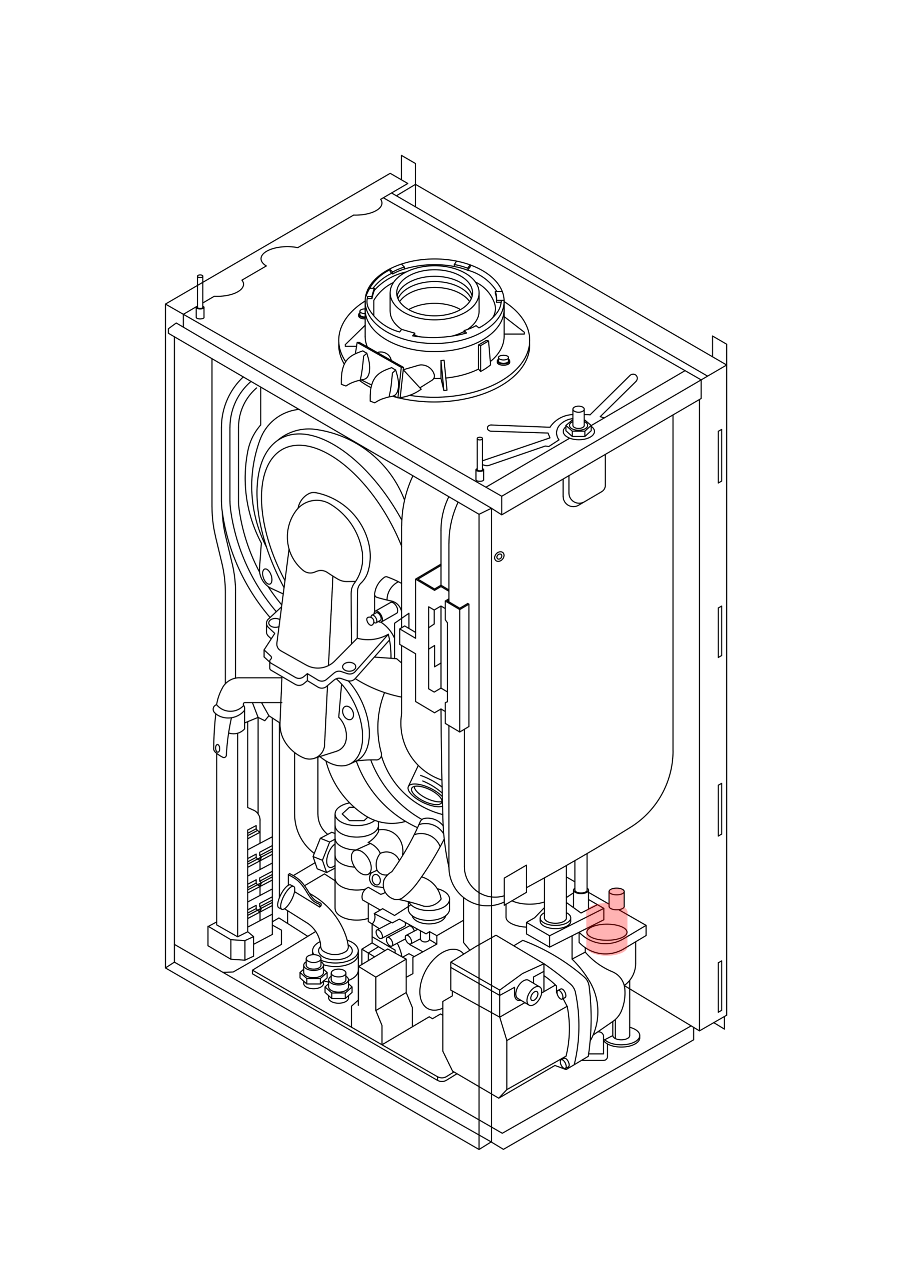 z104521 - BAXI - 800 Range - 836 - Automatic Air Vent
