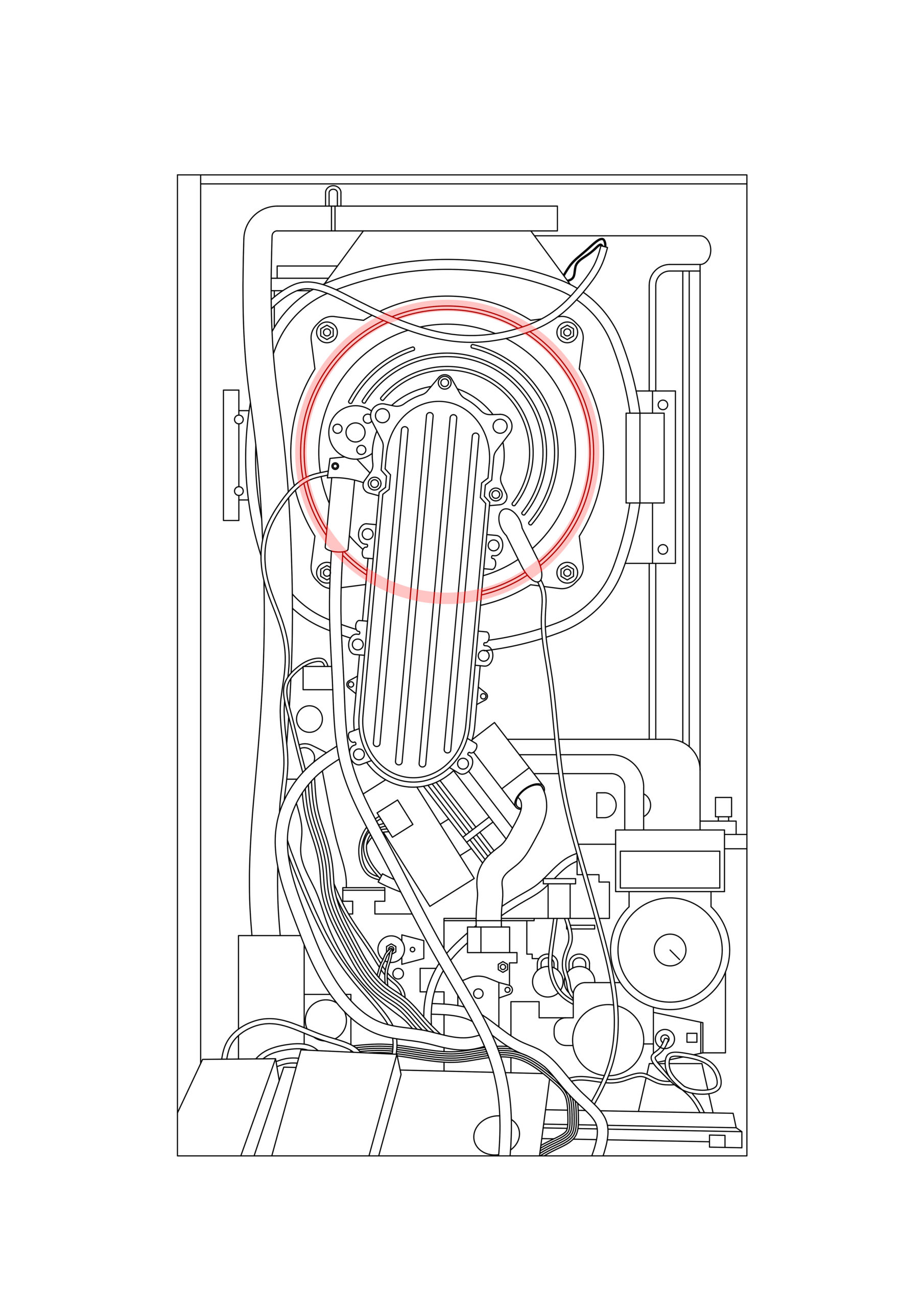 5114755 - BAXI - Neta-Tec - 28 GA - Combustion Chamber Gasket
