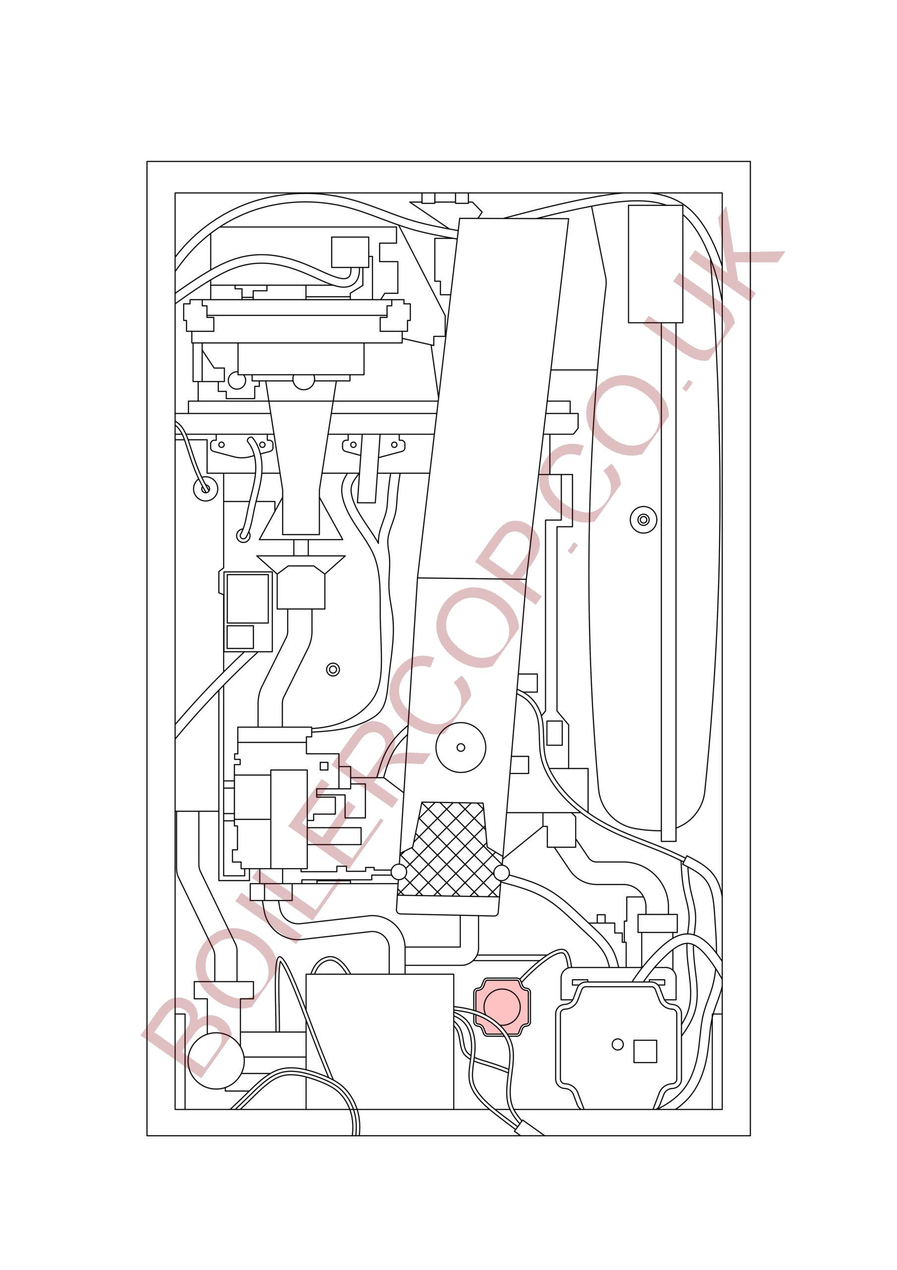 176473 - IDEAL - Logic - Combi 24 ESP1 - Flow Sensor and Turbine Kit