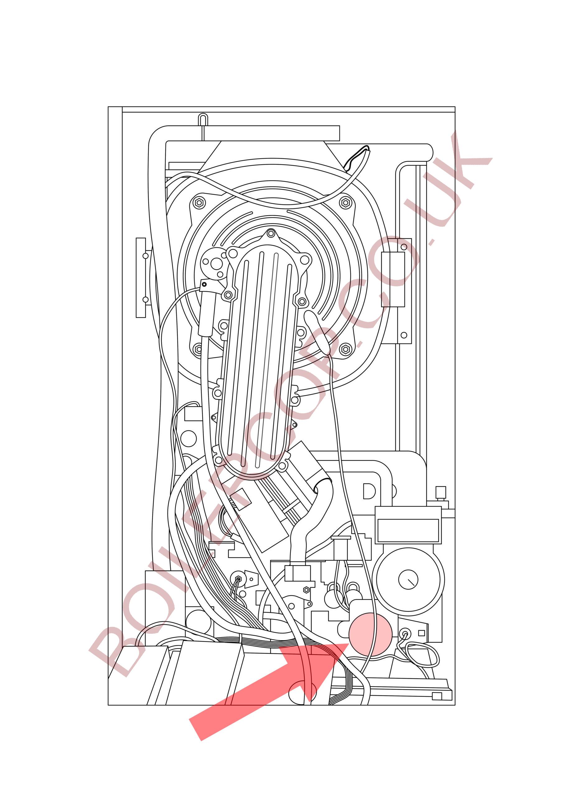 720064401 - BAXI - Neta-Tec - 28 GA - Diverter Motor