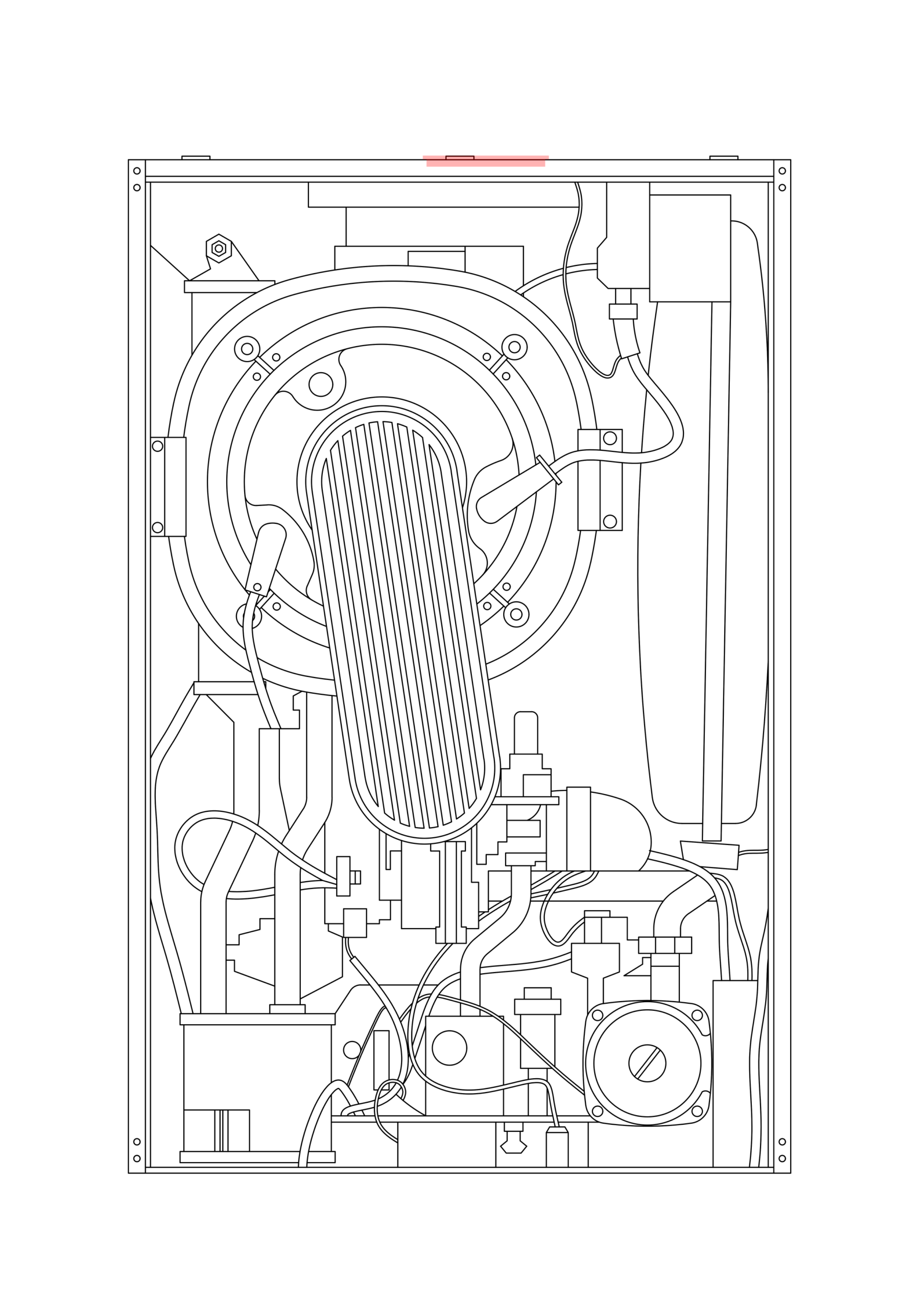 176919 - IDEAL - Vogue - C26 - Vogue Flue Manifold Seal