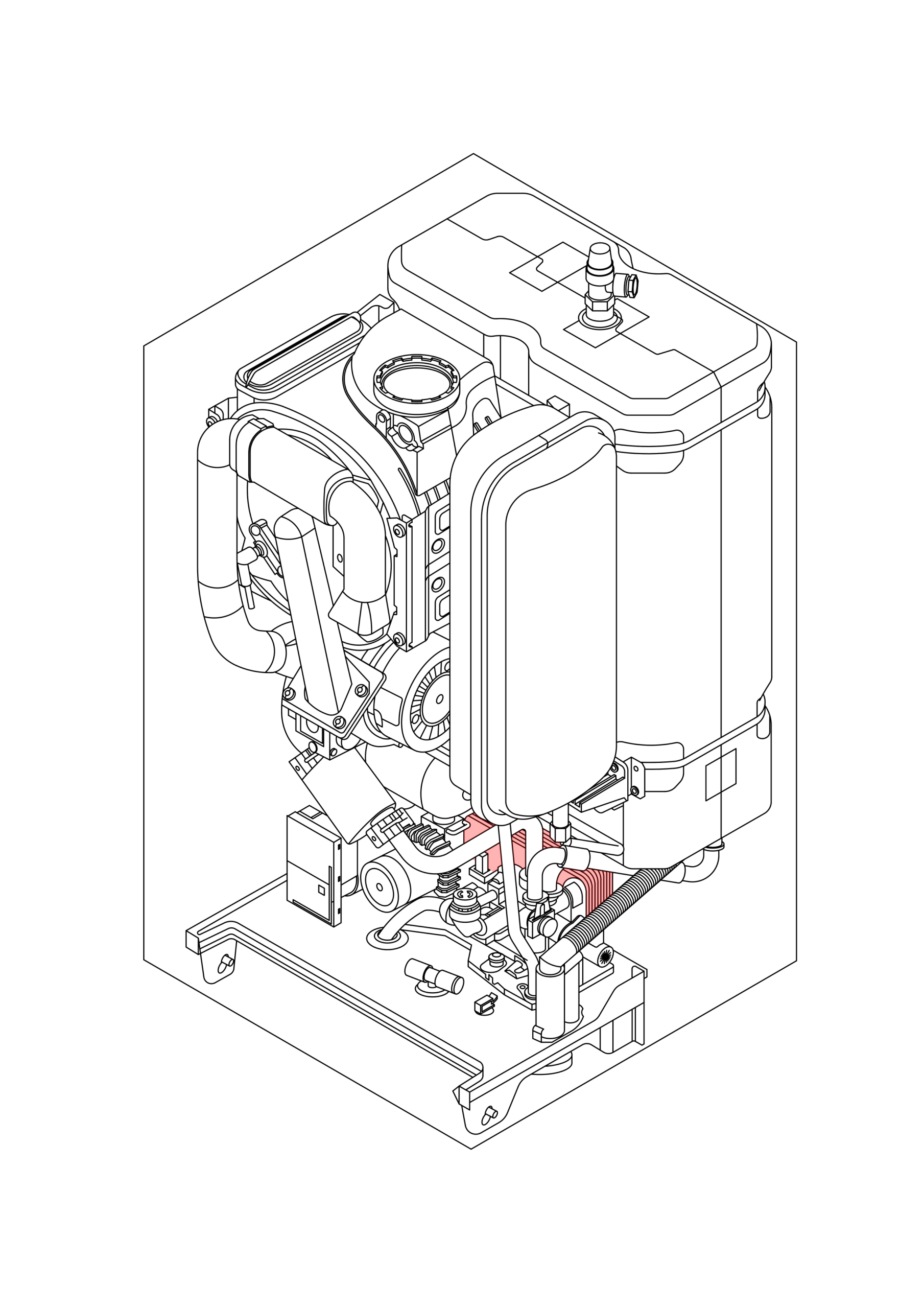 0020105937 - GLOW-WORM - Energy - 35 Store - Heat Exchanger DHW