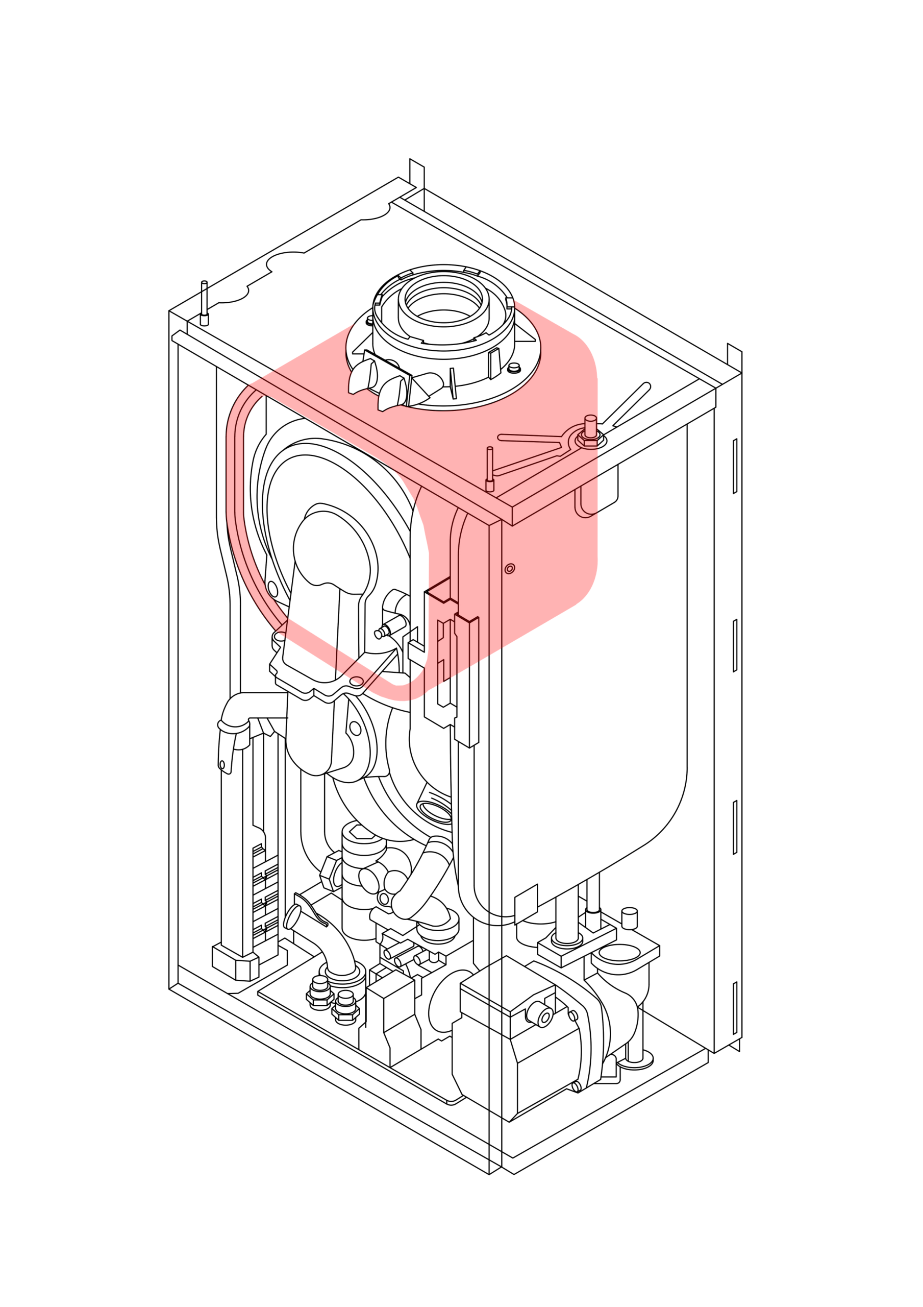 7661748 - BAXI - 800 Range - 830 - Heat Exchanger Kit