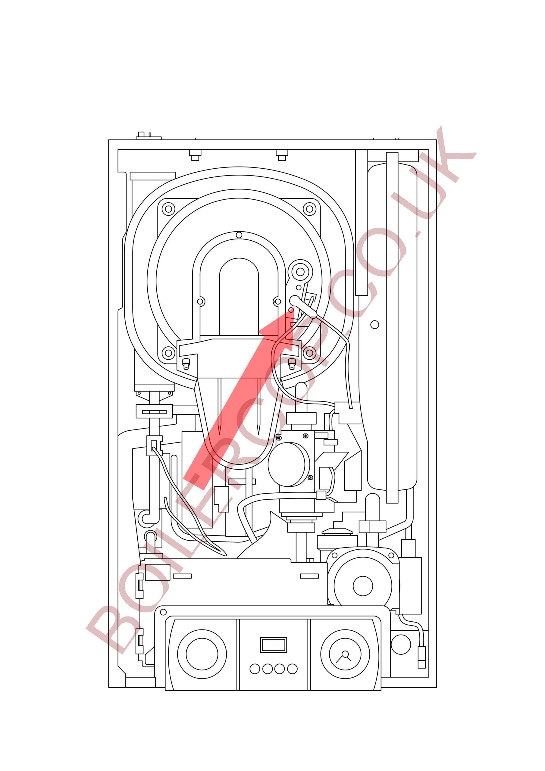 S62743 - REMEHA BROAG - Avanta Boilers - Avanta Plus Combi 28C - Ignition/Ionisation Electrode