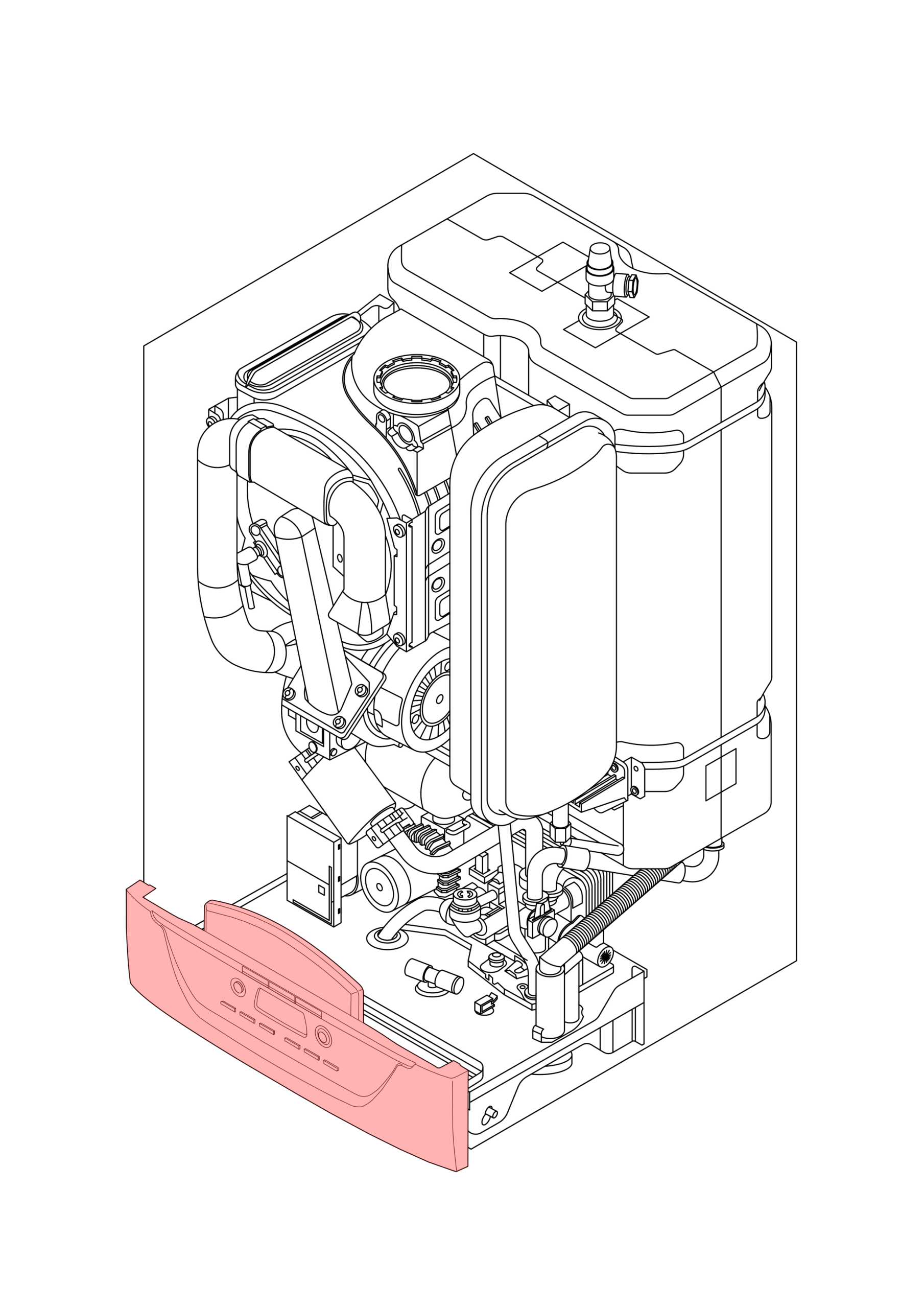 0020105922 - GLOW-WORM - Energy - 35 Store - Instrument Panel
