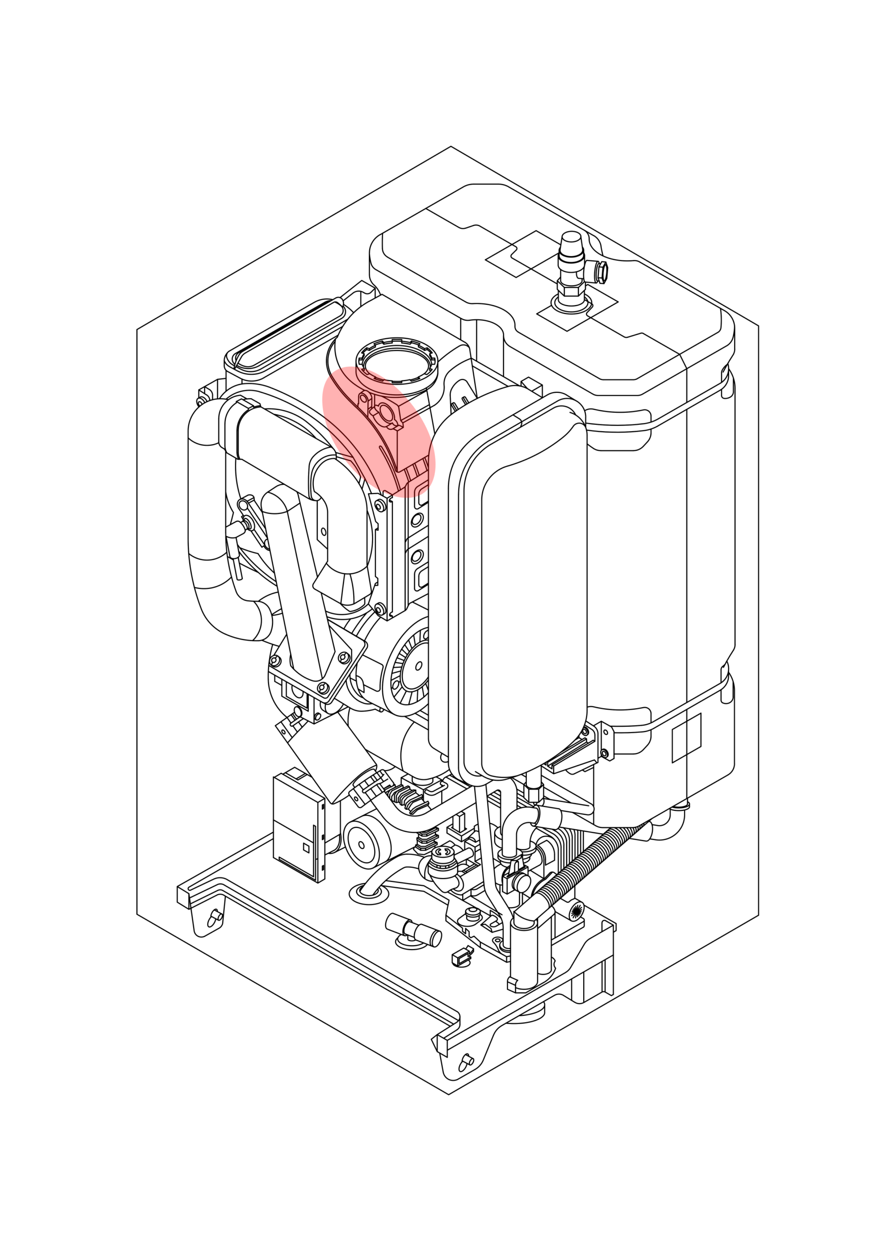 0020136721 - GLOW-WORM - Energy - 35 Store - Insulation Heat Exchanger