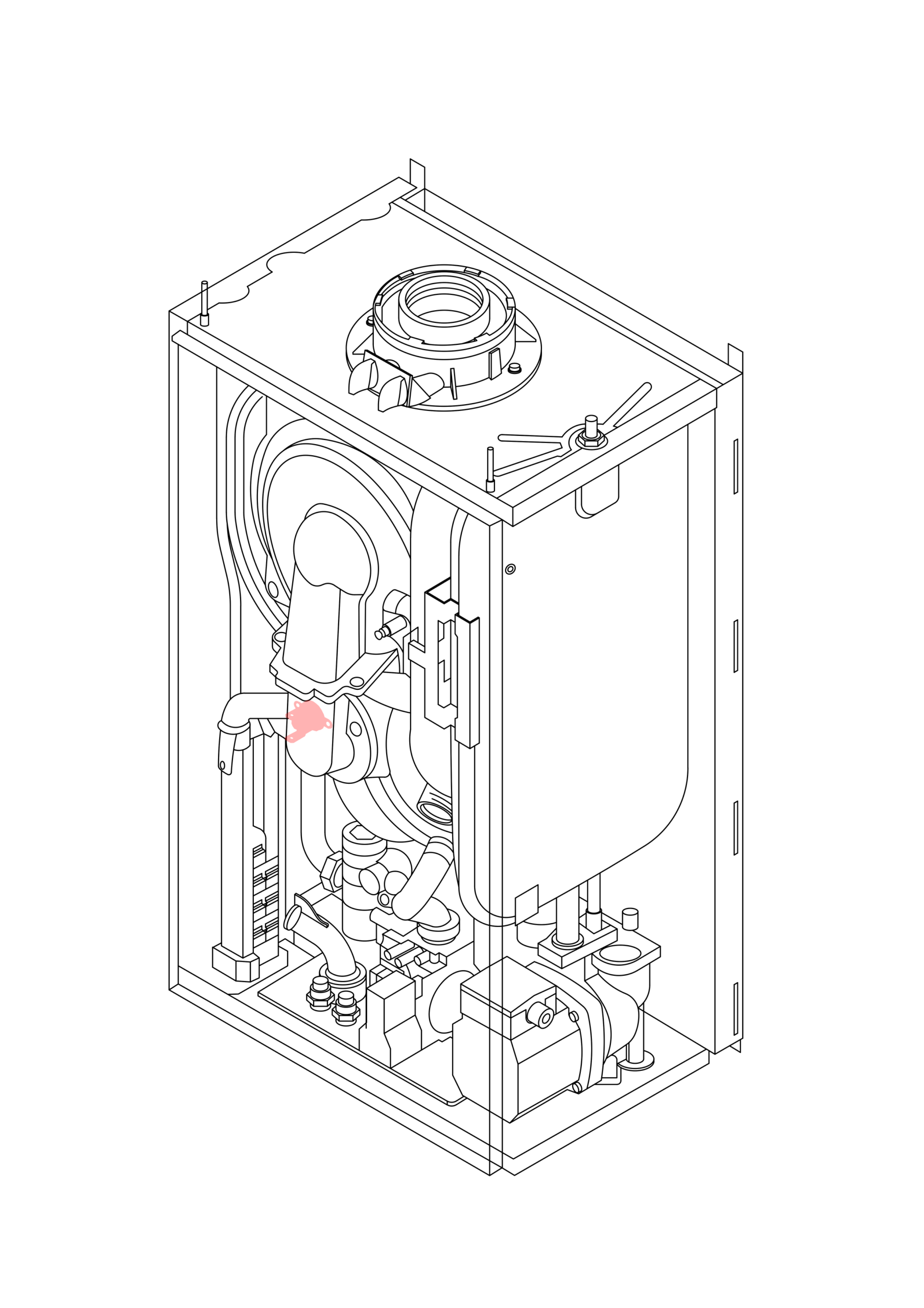 720765301 - BAXI - 800 Range - 825 - Limit Thermostat 105C
