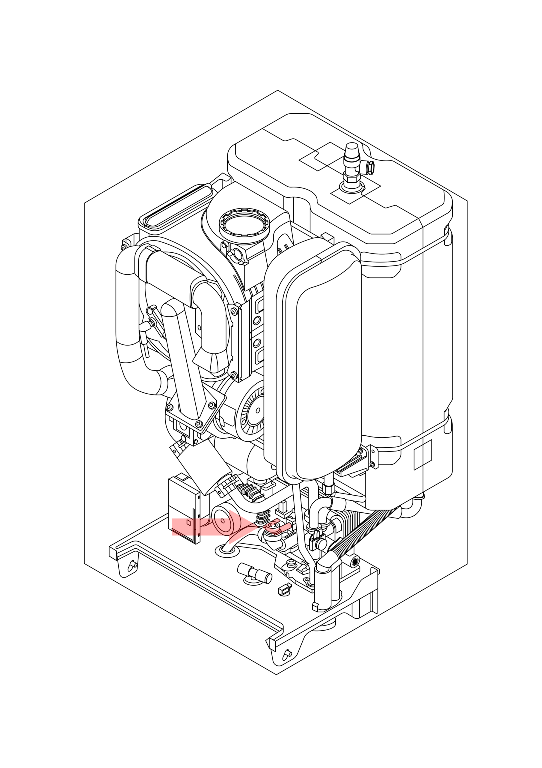 S1075600 - GLOW-WORM - Energy - 35 Store - Pipe Bypass