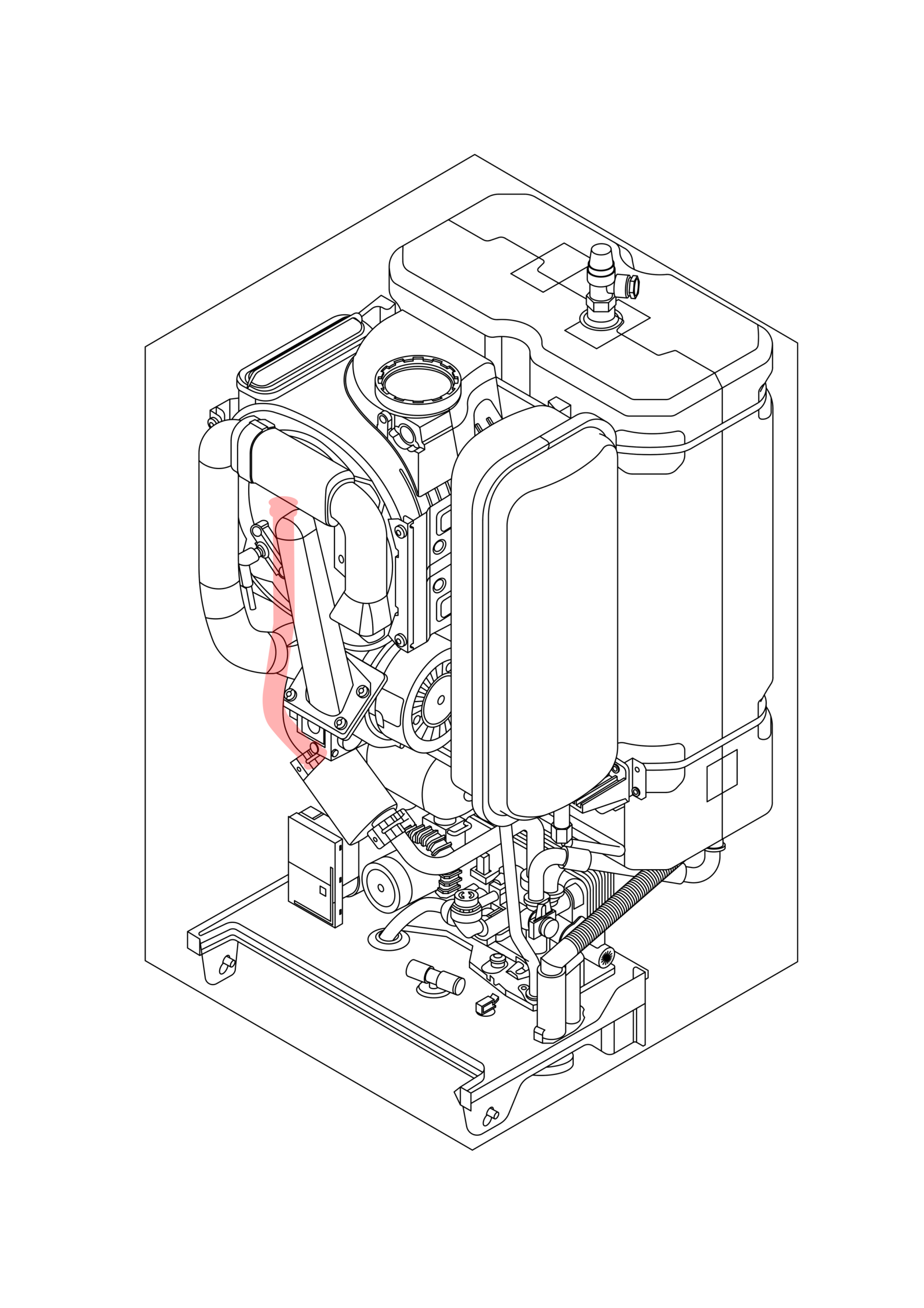 0020125441 - GLOW-WORM - Energy - 35 Store - Pipe Heat Ex/Filter
