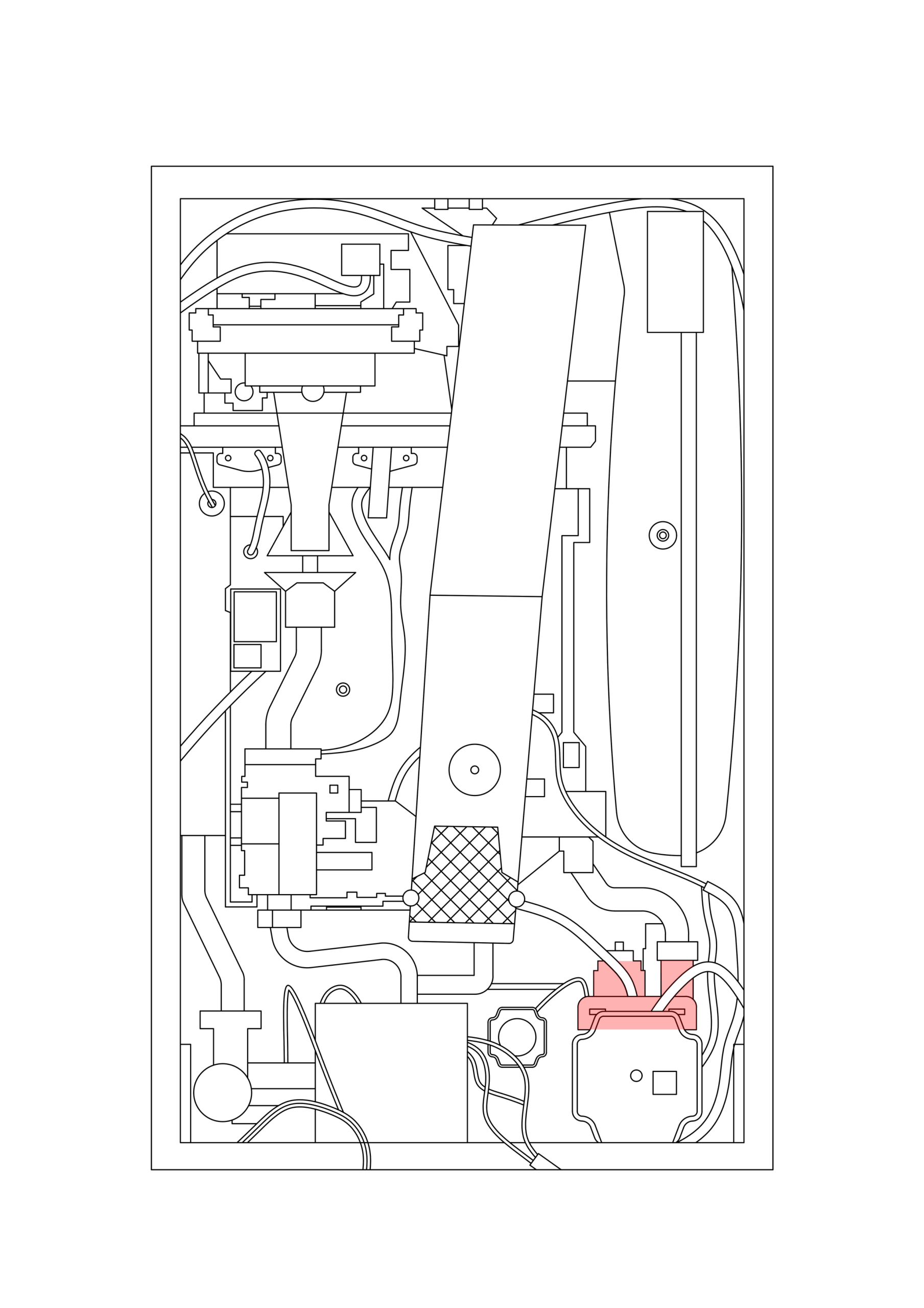 179263 - IDEAL - Logic - Combi 30 ESP1 - Pump Housing