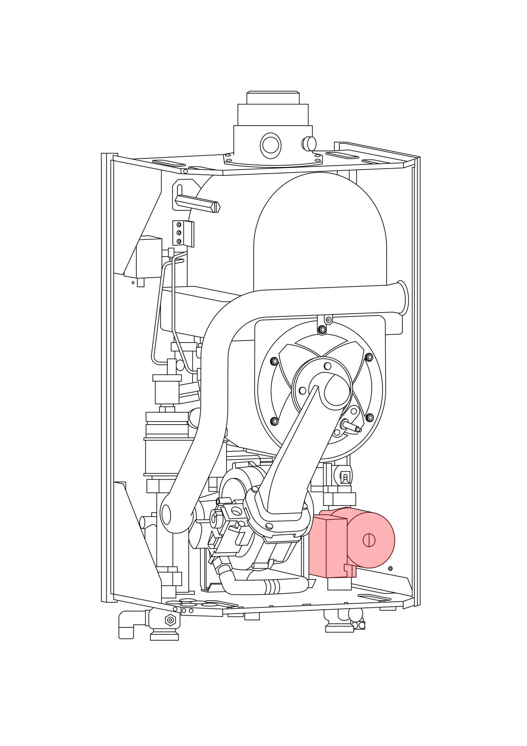 20211453 - VAILLANT - EcoTEC Commercial - VU 656/4-5 - Pump