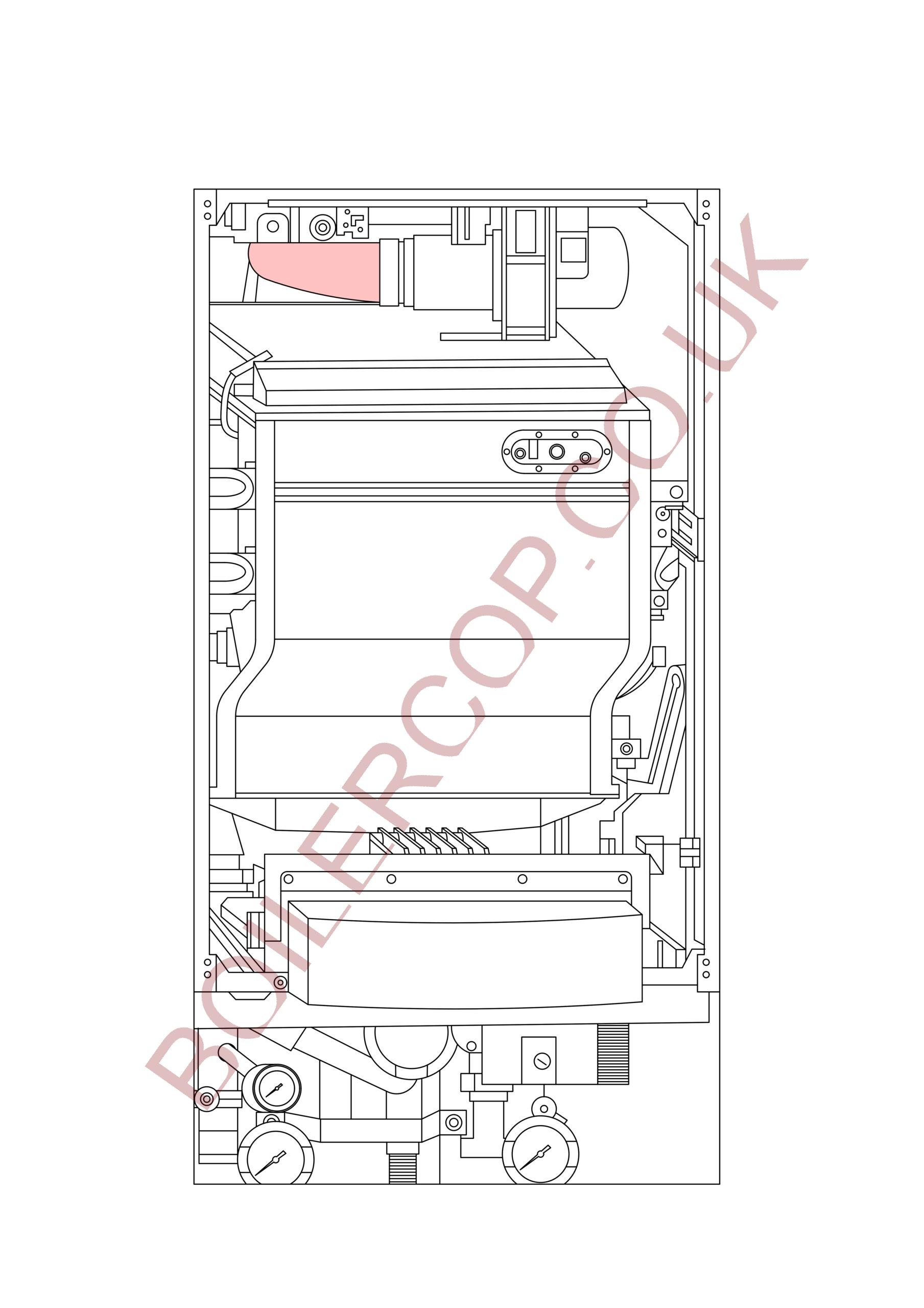 73927 - WORCESTER - Commercial Boilers - GB162 V2 65KW - Suction Pipe